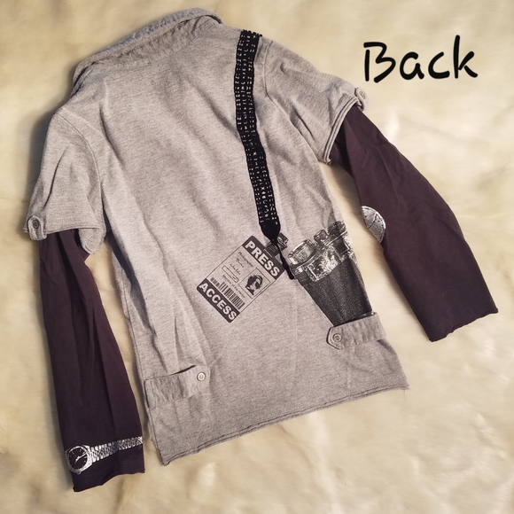 Mini Shiatsu Set of 3 Long Sleeved Shirts sz5 - Picture 3 of 14